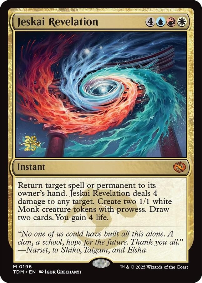 Jeskai Revelation (196) (Prerelease Cards)