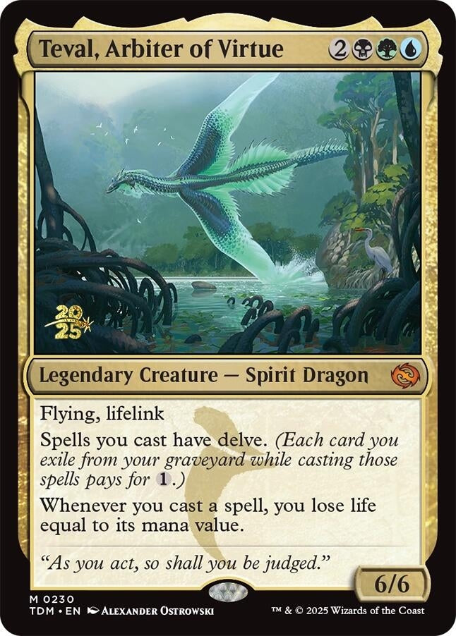 Teval, Arbiter of Virtue (230) (Prerelease Cards)