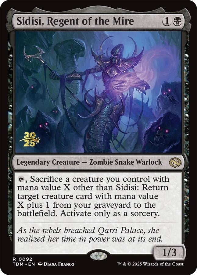 Sidisi, Regent of the Mire (92) (Prerelease Cards)
