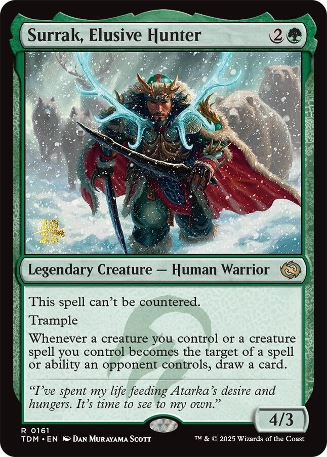 Surrak, Elusive Hunter (161) (Prerelease Cards)