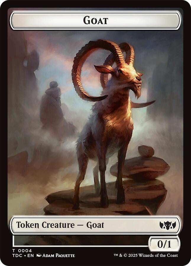 Goat // Timeless Witness Double-Sided Token (4 // 11) (Commander: Tarkir: Dragonstorm)
