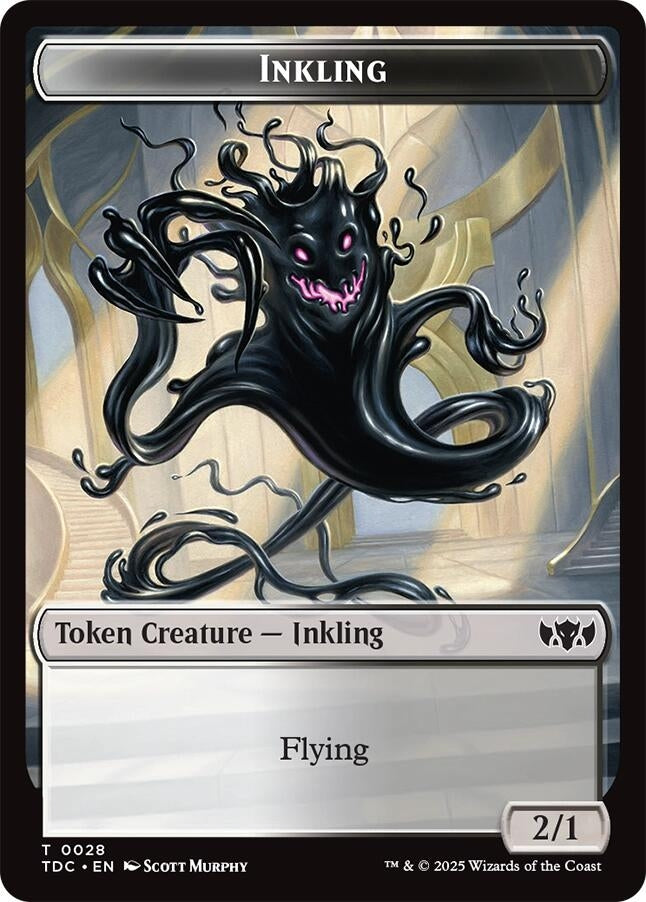 Inkling // Insect (0023) Double-Sided Token (28 // 23) (Commander: Tarkir: Dragonstorm)