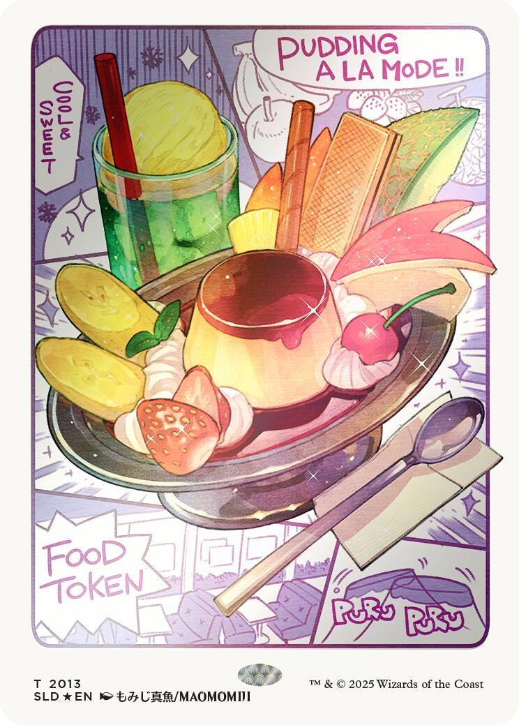Food Token (2013) (Rainbow Foil) (2013) (Secret Lair Drop Series)