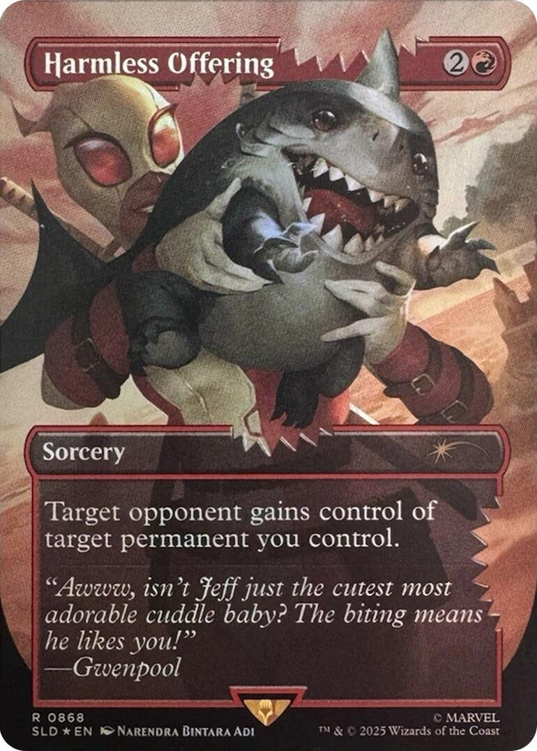 Harmless Offering (Rainbow Foil) (868) (Secret Lair Drop Series)