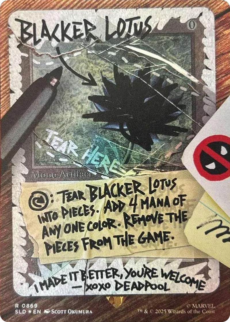 Blacker Lotus (Rainbow Foil) (869) (Secret Lair Drop Series)