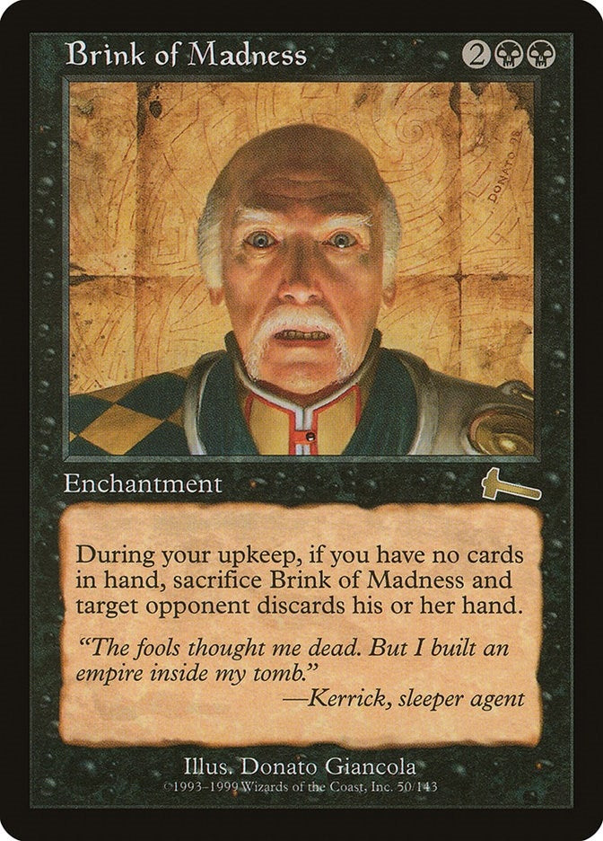 Brink of Madness (50) (Urza's Legacy)