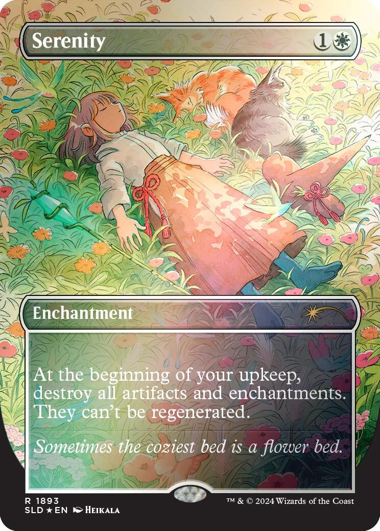 Serenity (Rainbow Foil) (1893) (Secret Lair Drop Series)