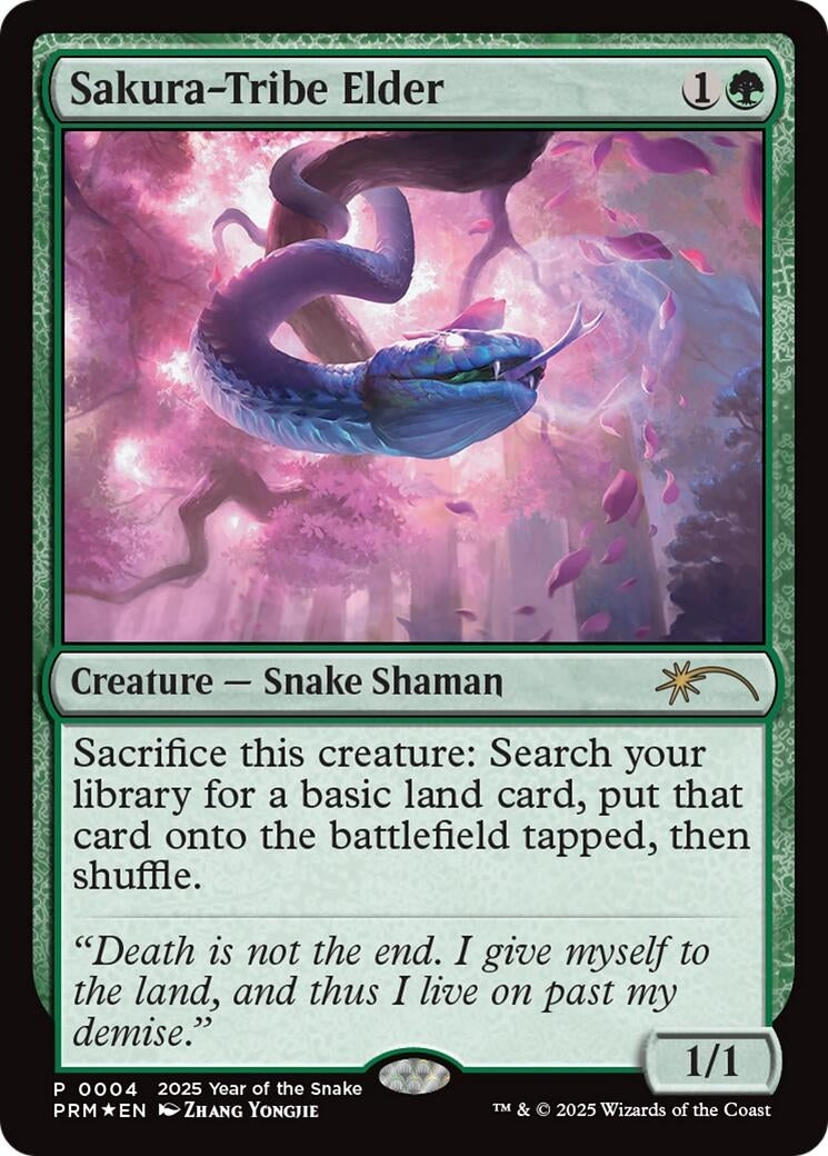 Sakura-Tribe Elder (Year of the Snake 2025) (4) (Standard Showdown Promos)