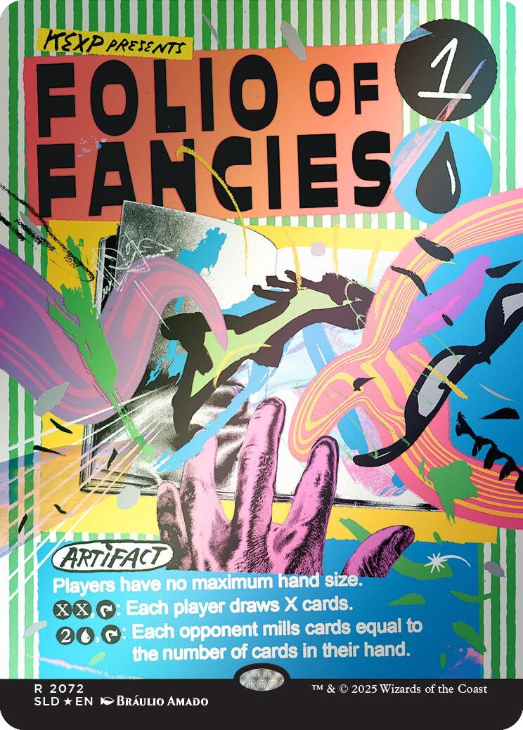 Folio of Fancies (Rainbow Foil) (2072) (Secret Lair Drop Series)
