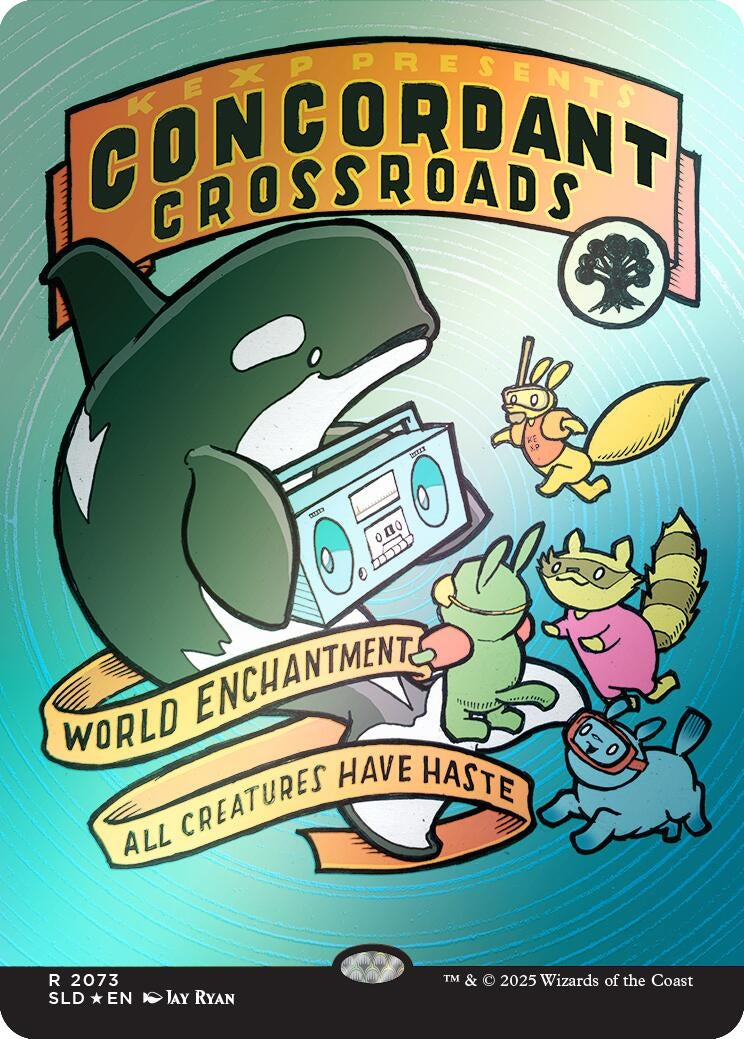 Concordant Crossroads (2073) (Rainbow Foil) (2073) (Secret Lair Drop Series)