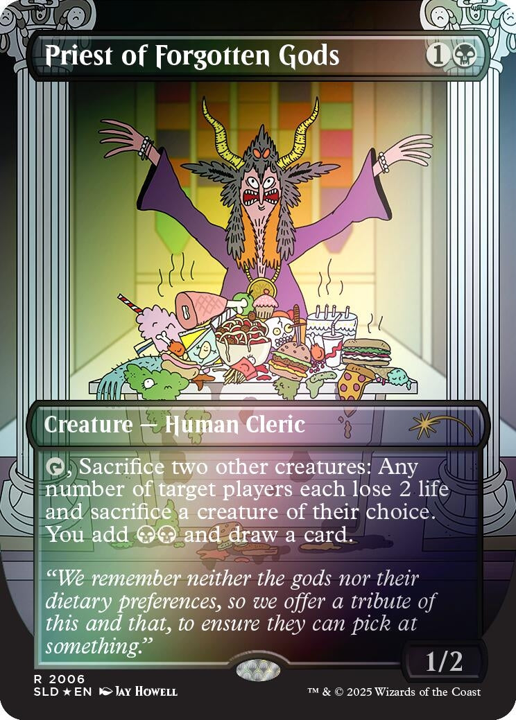 Priest of Forgotten Gods (Rainbow Foil) (2006) (Secret Lair Drop Series)