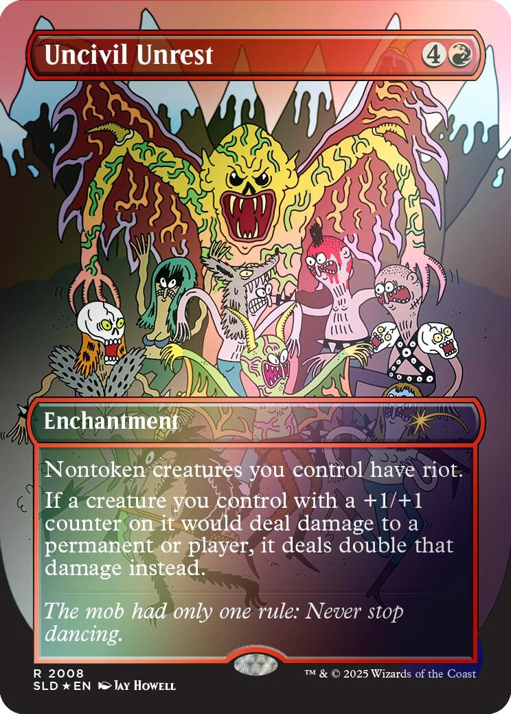 Uncivil Unrest (Rainbow Foil) (2008) (Secret Lair Drop Series)