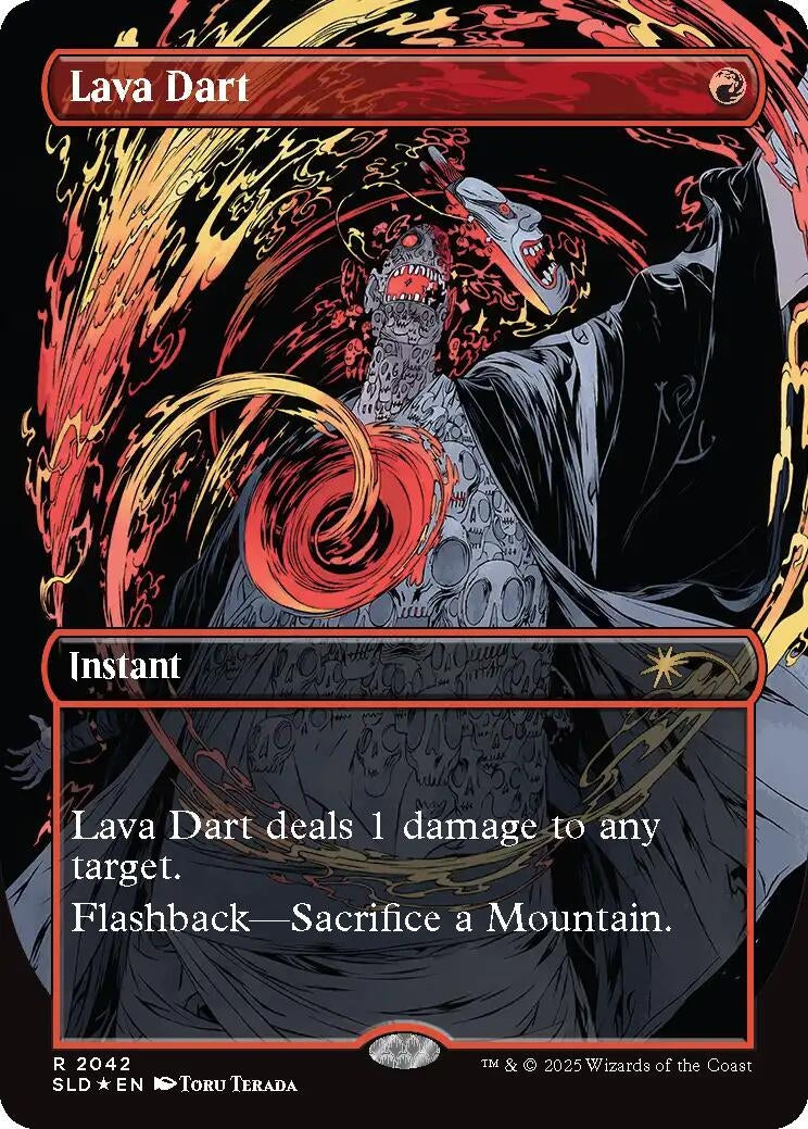 Lava Dart (Raised Foil) (2042) (Secret Lair Drop Series)