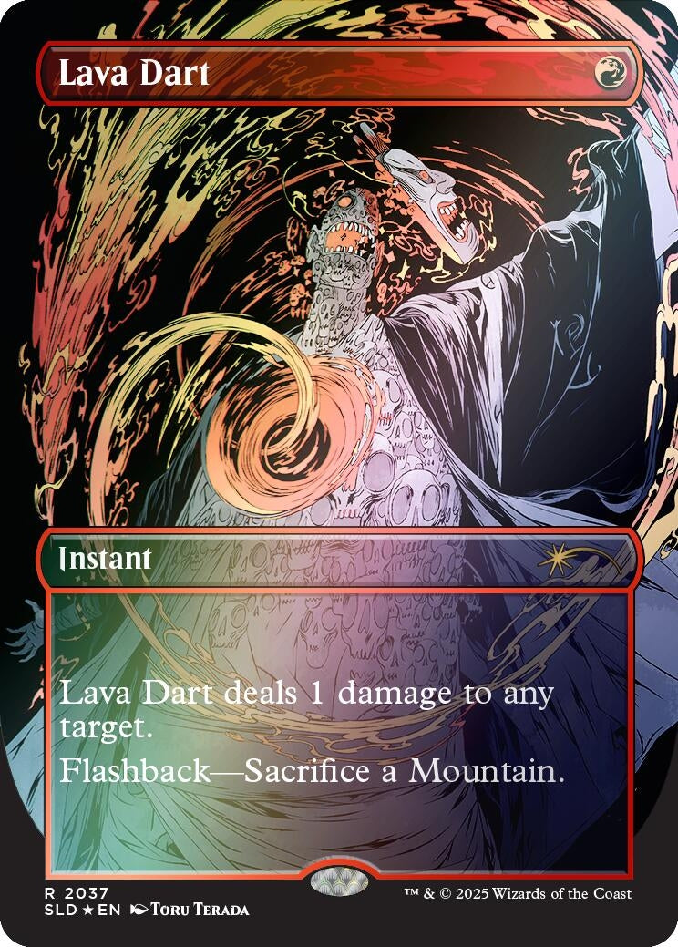 Lava Dart (Rainbow Foil) (2037) (Secret Lair Drop Series)