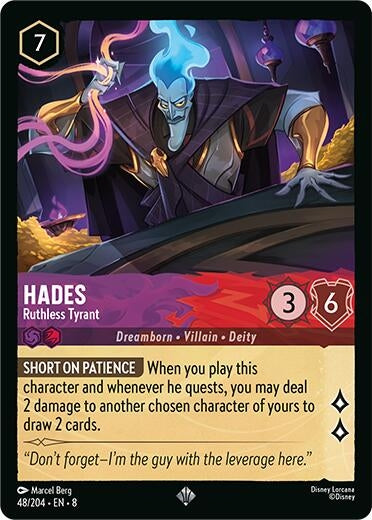 Hades - Ruthless Tyrant (48/204) (Reign of Jafar)