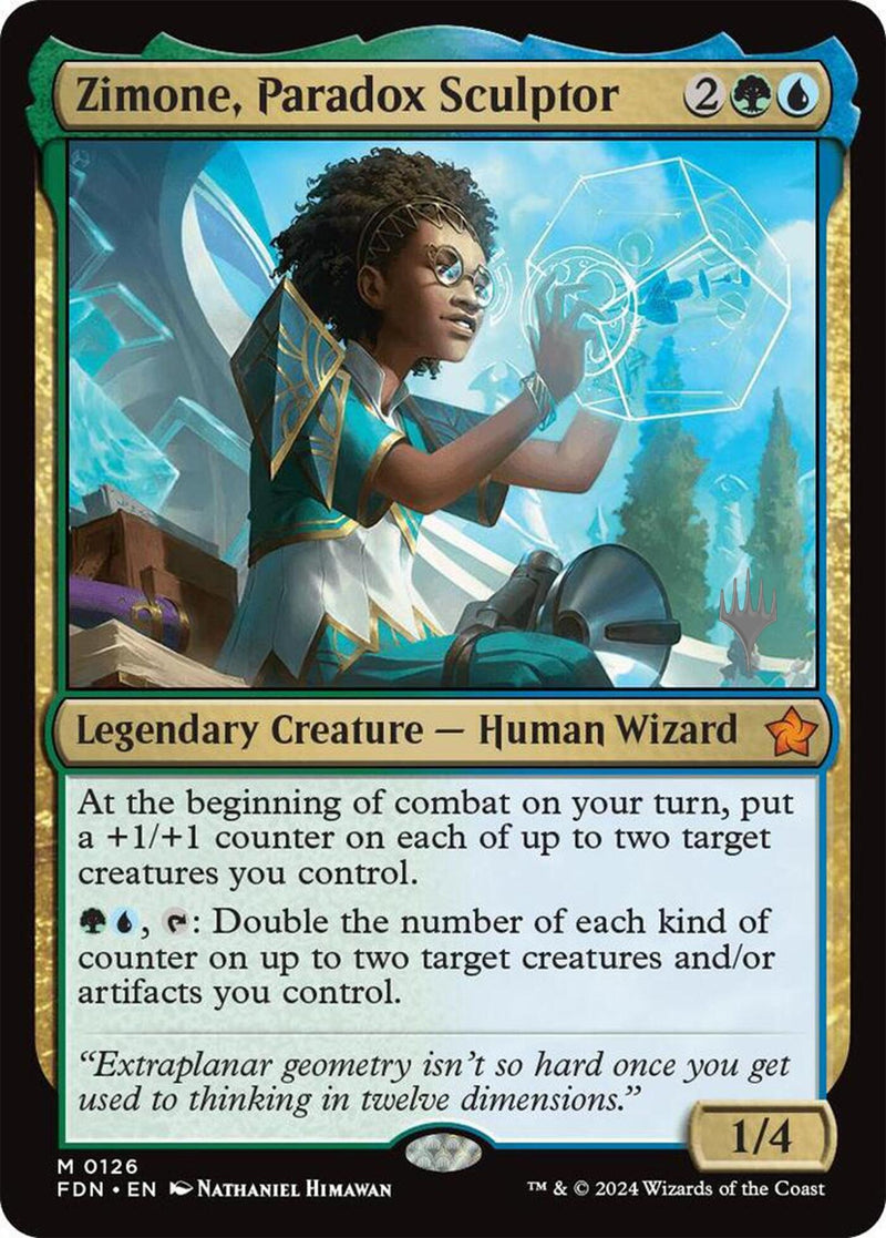 Zimone, Paradox Sculptor (126) (Promo Pack: Tarkir: Dragonstorm)