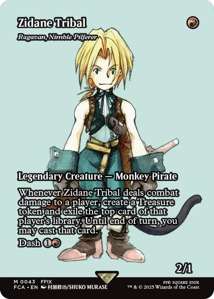 Zidane Tribal - Ragavan, Nimble Pilferer (Showcase) (43) (FINAL FANTASY: Through the Ages)