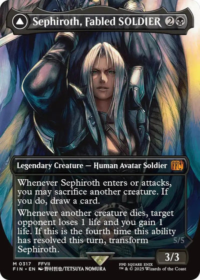 Sephiroth, Fabled SOLDIER (0317) (Borderless) (317) (FINAL FANTASY)