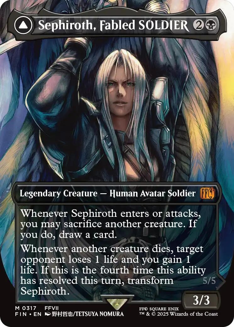 Sephiroth, Fabled SOLDIER (0317) (Borderless) (317) (FINAL FANTASY)