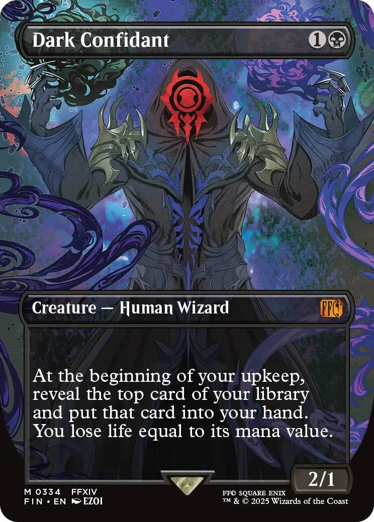 Dark Confidant (Borderless) (334) (FINAL FANTASY)