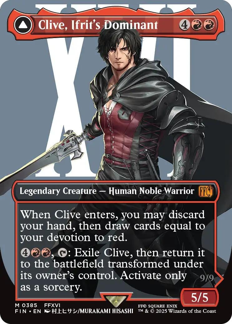 Clive, Ifrit's Dominant (0385) (Borderless) (385) (FINAL FANTASY)
