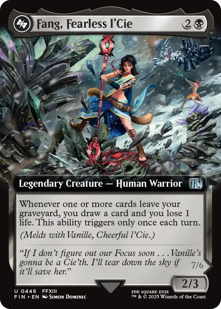 Fang, Fearless l'Cie (Extended Art) (446) (FINAL FANTASY)