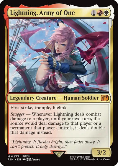 Lightning, Army of One (233) (FINAL FANTASY)