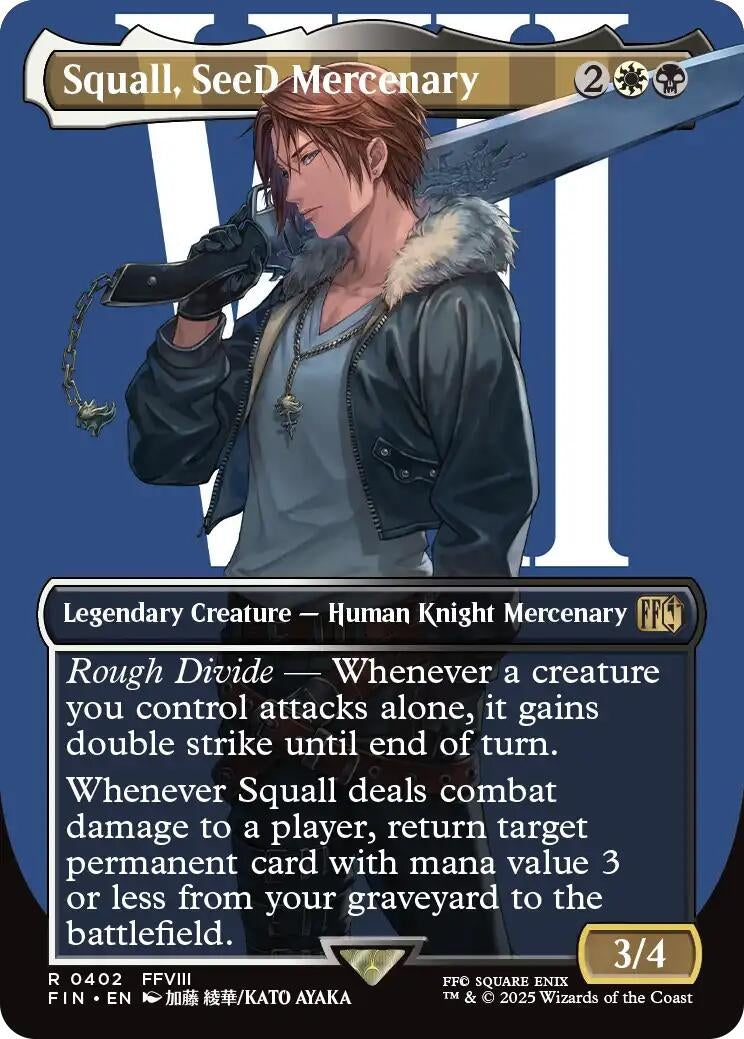 Squall, SeeD Mercenary (Borderless) (402) (FINAL FANTASY)