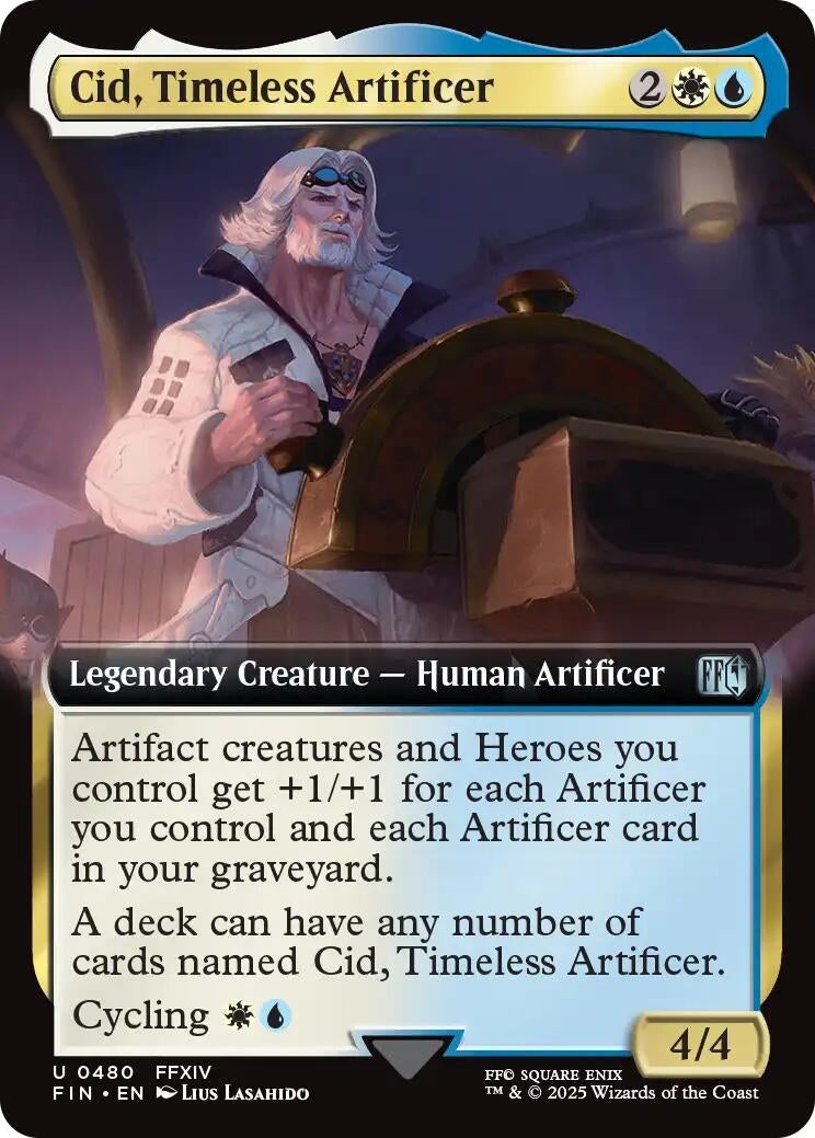 Cid, Timeless Artificer (Extended Art) (480) (FINAL FANTASY)