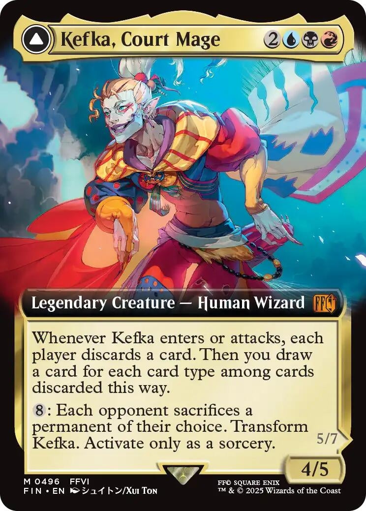Kefka, Court Mage (Extended Art) (496) (FINAL FANTASY)