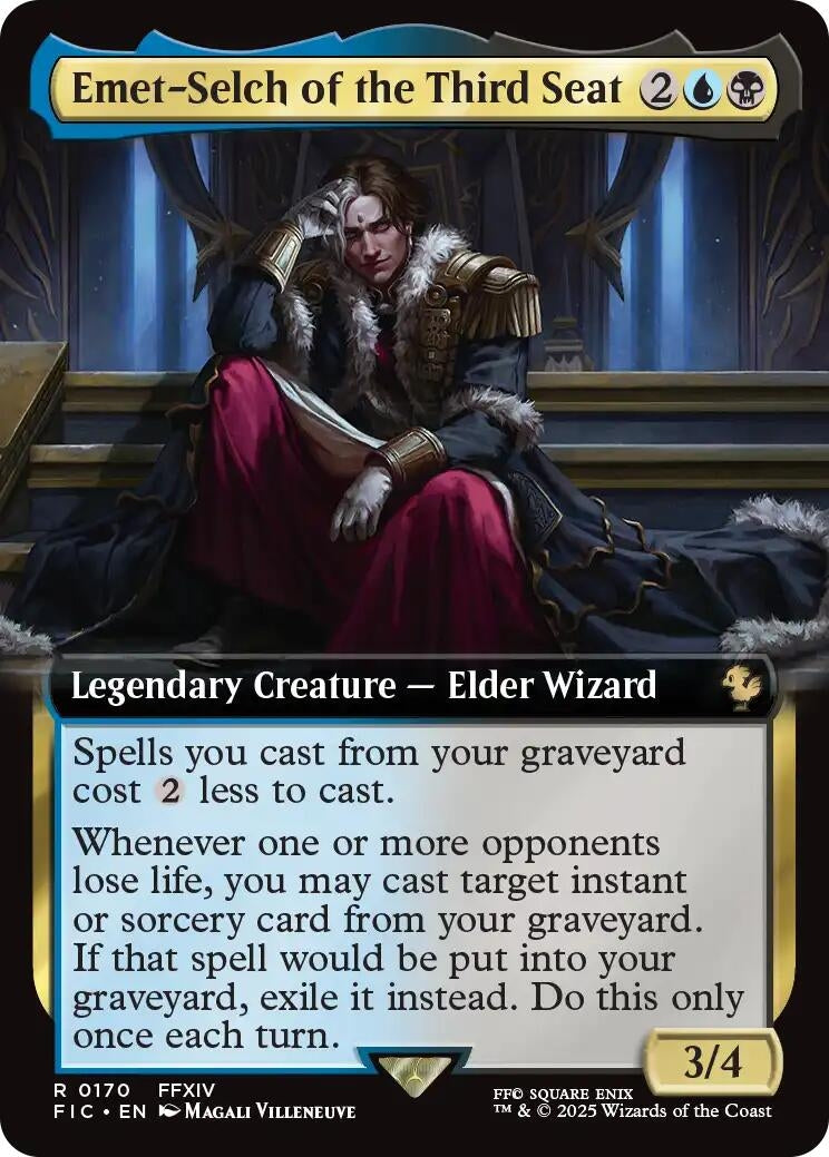 Emet-Selch of the Third Seat (Extended Art) (170) (Commander: FINAL FANTASY)