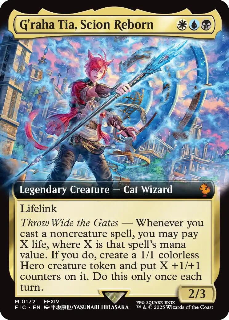 G'raha Tia, Scion Reborn (Extended Art) (172) (Commander: FINAL FANTASY)