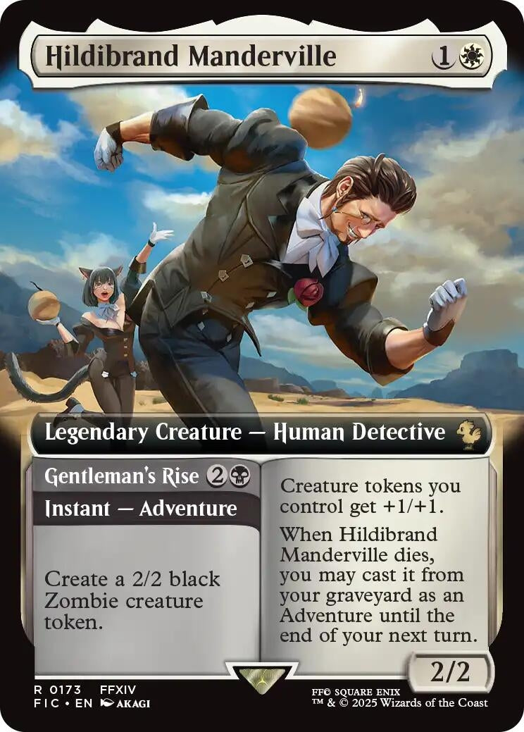 Hildibrand Manderville (Extended Art) (173) (Commander: FINAL FANTASY)