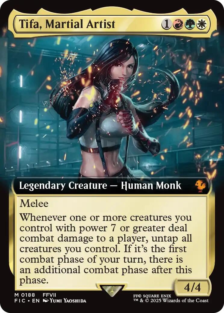Tifa, Martial Artist (Extended Art) (188) (Commander: FINAL FANTASY)