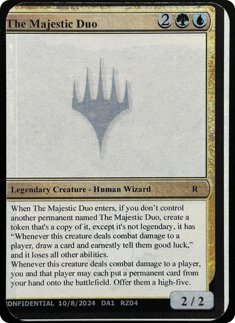 The Majestic Duo (Un-Known Event Playtest Cards)
