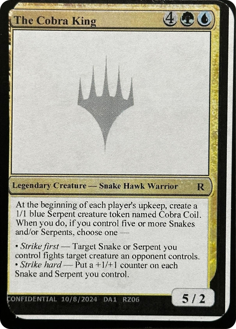 The Cobra King (Un-Known Event Playtest Cards)