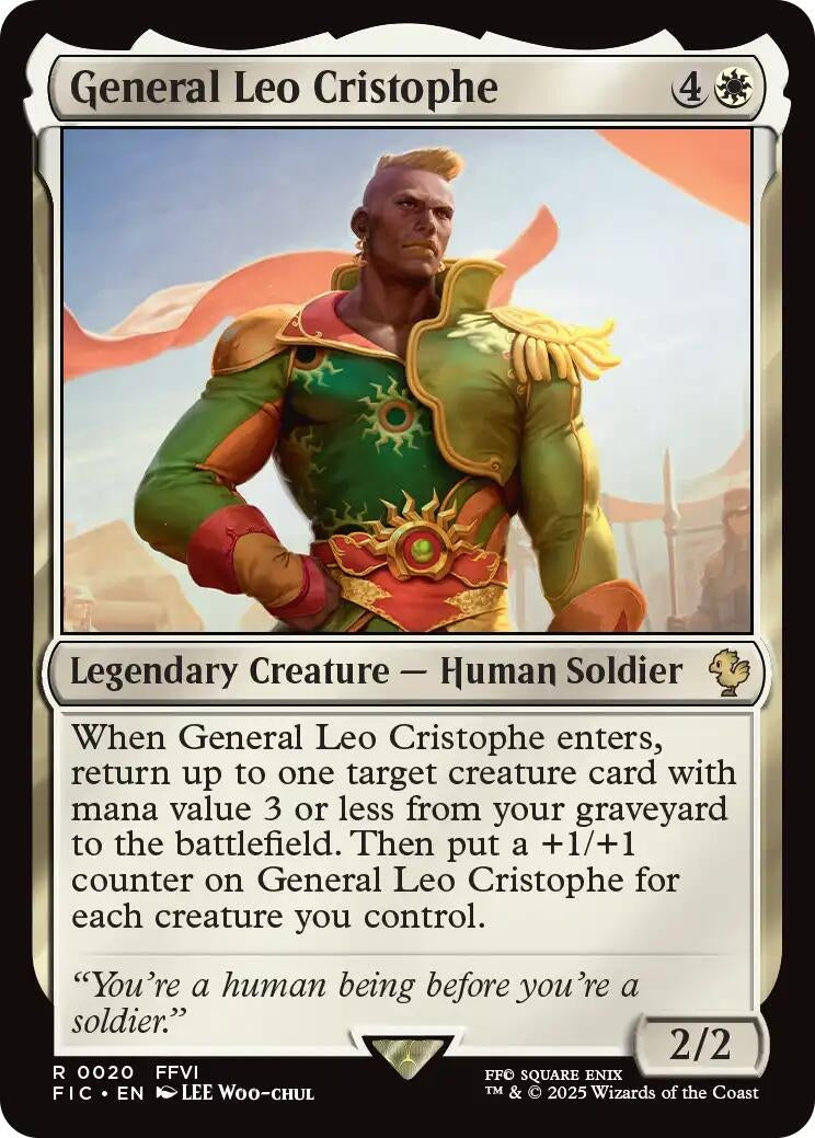 General Leo Cristophe (20) (Commander: FINAL FANTASY)