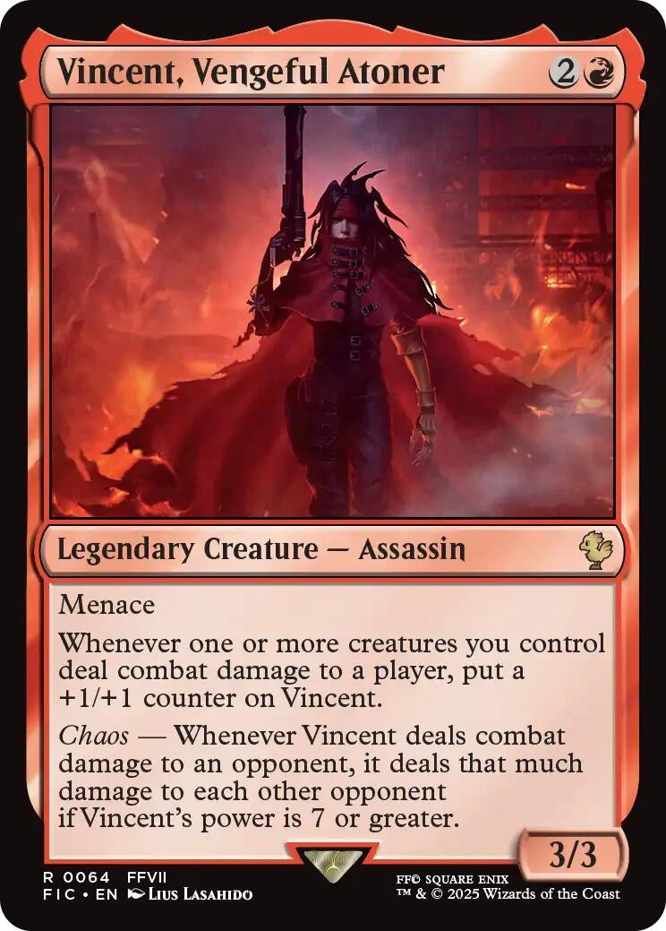 Vincent, Vengeful Atoner (64) (Commander: FINAL FANTASY)