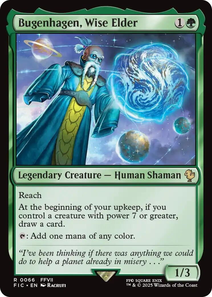 Bugenhagen, Wise Elder (66) (Commander: FINAL FANTASY)