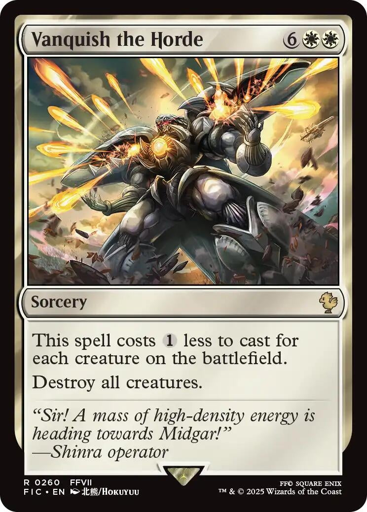 Vanquish the Horde (260) (Commander: FINAL FANTASY)