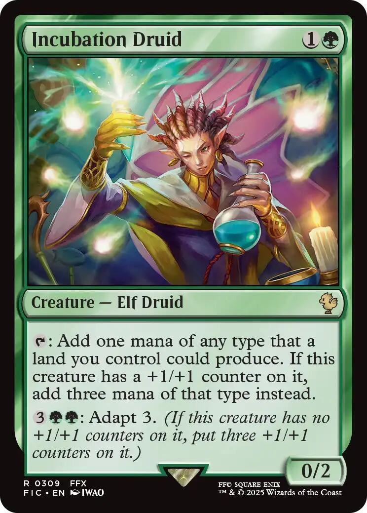 Incubation Druid (309) (Commander: FINAL FANTASY)