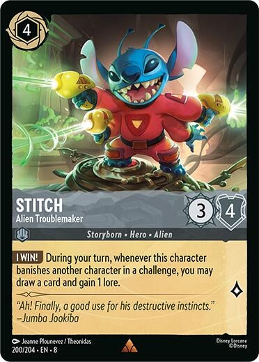 Stitch - Alien Troublemaker (200/204) (Reign of Jafar)
