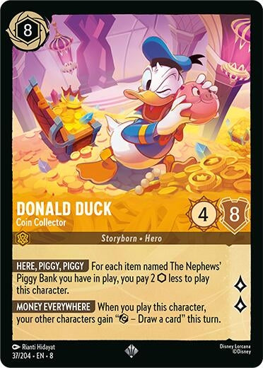 Donald Duck - Coin Collector (37/204) (Reign of Jafar)
