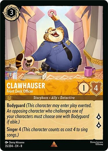 Clawhauser - Front Desk Officer (35/204) (Reign of Jafar)