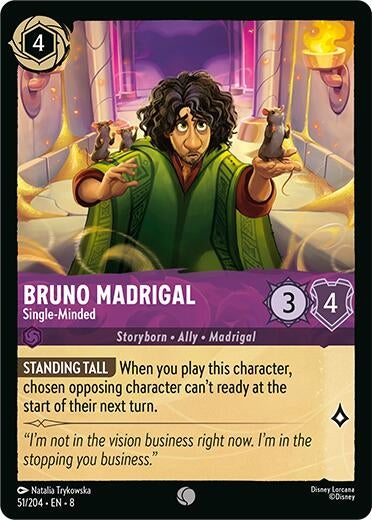 Bruno Madrigal - Single-Minded (51/204) (Reign of Jafar)