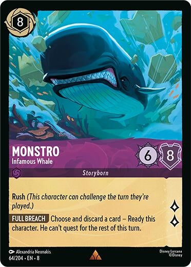 Monstro - Infamous Whale (64/204) (Reign of Jafar)