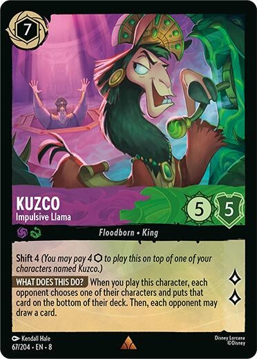 Kuzco - Impulsive Llama (67/204) (Reign of Jafar)