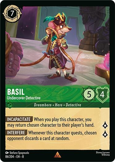Basil - Undercover Detective (86/204) (Reign of Jafar)
