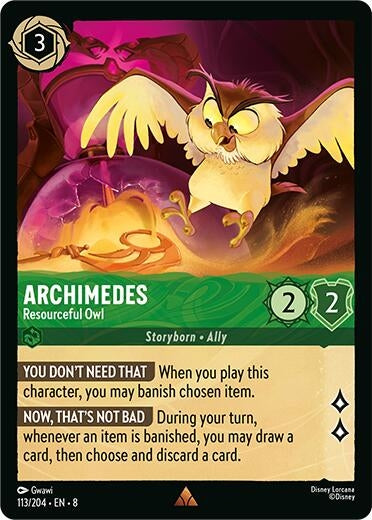 Archimedes - Resourceful Owl (113/204) (Reign of Jafar)