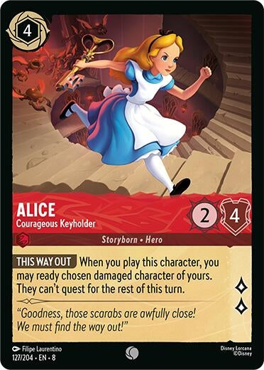 Alice - Courageous Keyholder (127/204) (Reign of Jafar)